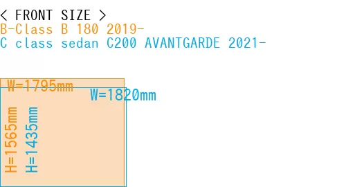 #B-Class B 180 2019- + C class sedan C200 AVANTGARDE 2021-